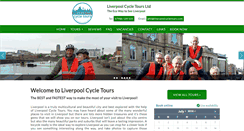 Desktop Screenshot of liverpoolcycletours.com